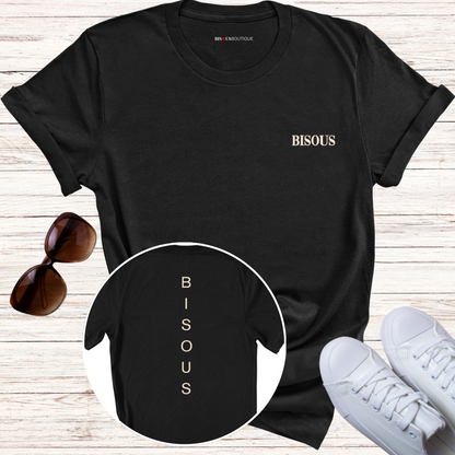 Bisous Vertical Stack Tshirt