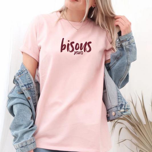 Bisous Lipstick Tshirt